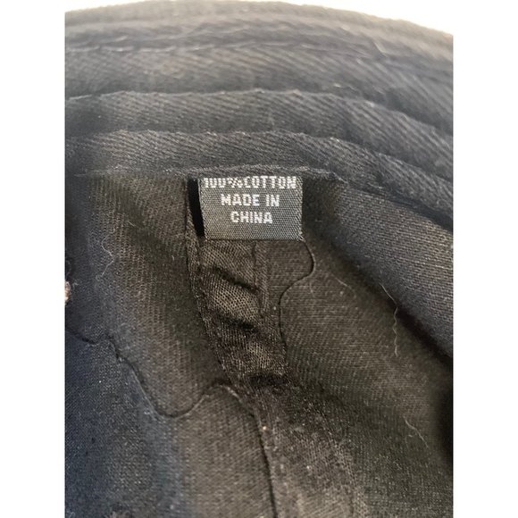 Shawn Mendes The Tour Concert Baseball Cap Hat Rose Embroidered Black Fabric OS - Picture 6 of 6